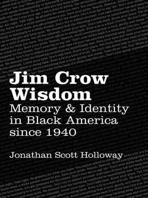 cover image of Jim Crow Wisdom